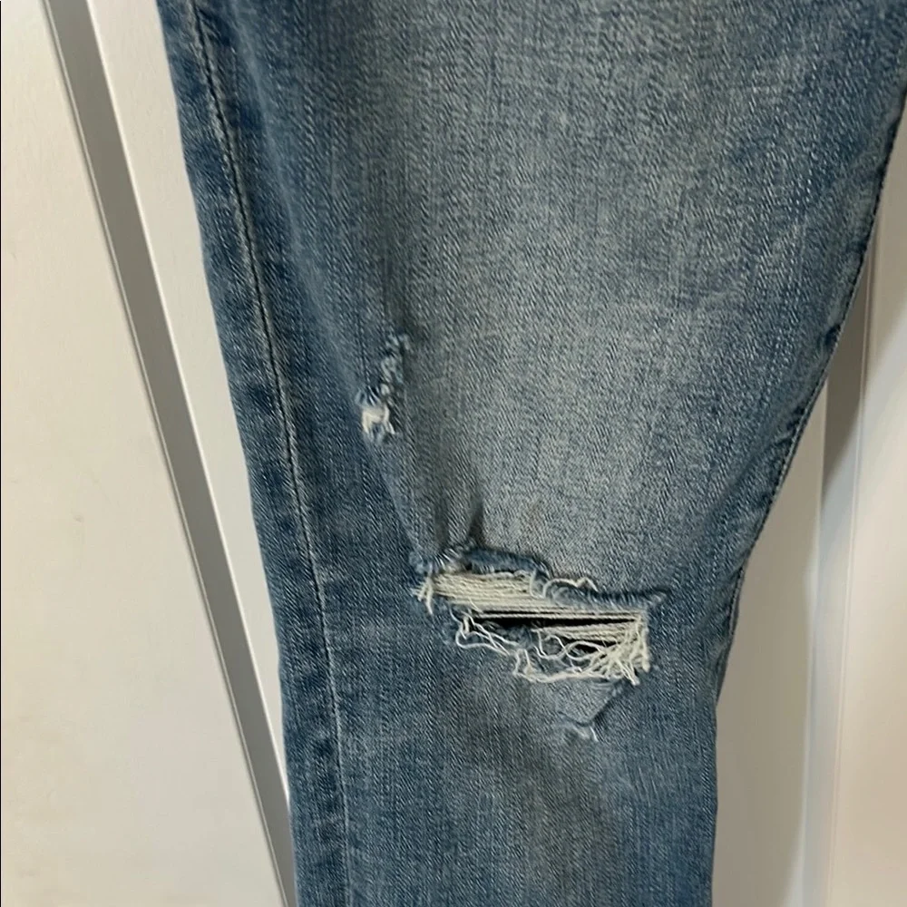 Abercrombie & Fitch Blue Cropped Jeans - Picture 7 of 11